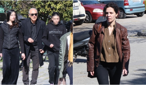 Συγκίνηση στο τελευταίο «αντίο» του Κώστα Νταλιάνη, συντετριμμένος ο αδερφός του Γιάννης