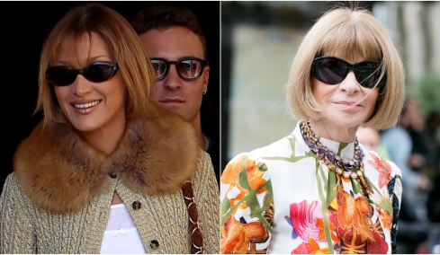 Μπέλα Χαντίντ: Η εμφάνιση που θύμισε Άννα Γουίντουρ, το μοντέλο υιοθέτησε το χαρακτηριστικό κούρεμά της 
