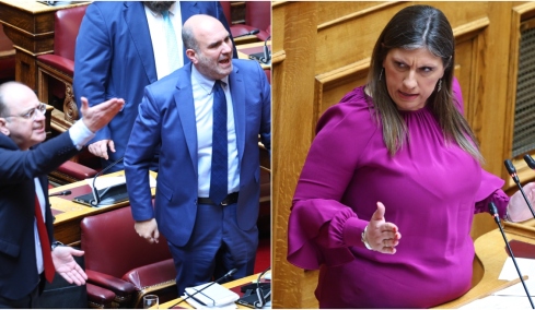 Άγριο επεισόδιο στη Βουλή με ύβρεις της Κωνσταντοπούλου - Διεκόπη η συνεδρίαση, «βρίσκονται παιδιά στα θεωρεία» της είπαν
