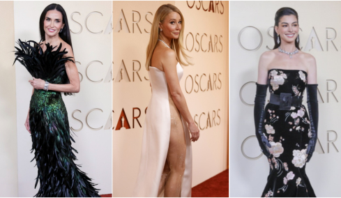Τα πλούσια φτερά της Ντέμι Μουρ, η σέξι διαφάνεια της Γκουίνεθ Πάλτροου και η λουλουδένια Άν Χάθαγουεϊ, οι λαμπερές εμφανίσεις των Όσκαρ
