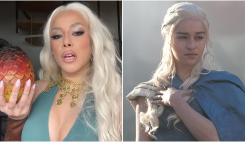 Η κόρη της Πάολας μεταμορφώθηκε στην Daenerys Targaryen του Game of Thrones