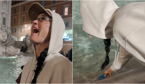 Η Κέιτι Πέρι έβαλε την πιστωτική της κάρτα στη Φοντάνα ντι Τρέβι γιατί δεν είχε ψιλά, δείτε βίντεο