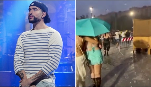 Ακυρώθηκε η συναυλία του Bad Bunny στο Μιλάνο μετά από χαλαζόπτωση: Οι θεατές έτρεχαν για να προστατευτούν, δείτε βίντεο