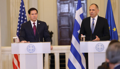 Γεραπετρίτης: Τα F-35 αναδεικνύουν τη σταθερή αμυντική σχέση μας - Ρούμπιο: Σπουδαίος σύμμαχος η Ελλάδα, απόλυτη αφοσίωση στην ενεργειακή συνεργασία των δυο χωρών, δείτε live

