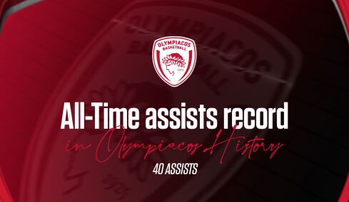 Ολυμπιακός: Ρεκόρ στις ασίστ στην ιστορία της ομάδας στο παιχνίδι με τον Προμηθέα
