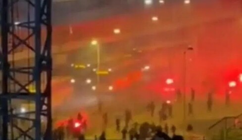 Σοβαρά επεισόδια και πάνω από 100 συλλήψεις πριν το ντέρμπι Σπόρτινγκ-Μπενφίκα στο futsal, δείτε βίντεο