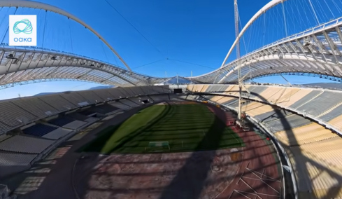 Εντυπωσιακά πλάνα με drone από την ανακαίνιση του Ολυμπιακού σταδίου, δείτε βίντεο