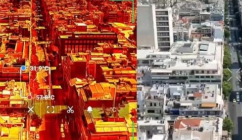 Καύσωνας: Απίστευτες θερμοκρασίες στους δρόμους της Αθήνας -  Δείτε εικόνα και video
