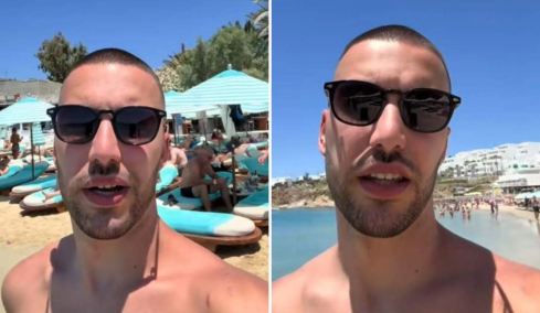 «Ξαπλώστρα μόνο με 450€»: TikToker εκθειάζει τις τιμές της Μυκόνου και γίνεται viral
