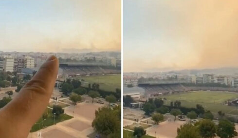 Φωτιές, Πάτρα: Οι πυκνοί καπνοί πάνω από το γήπεδο της Παναχαϊκής