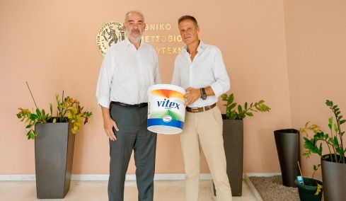 Η VITEX Α.Ε. στηρίζει το Εθνικό Μετσόβιο Πολυτεχνείο με χορηγία υλικών