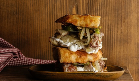 Philly προβατίνα σάντουιτς του σεφ Σήφη Μανουσέλη