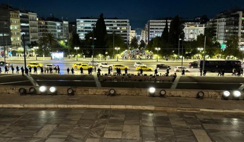 Αστυνομικά μέτρα στον Άγνωστο Στρατιώτη λόγω πορείας - Δείτε βίντεο και φωτογραφίες