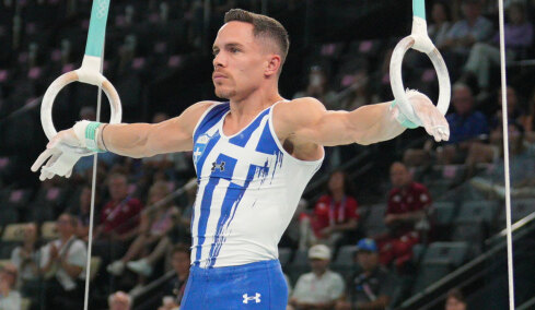 Ο Λευτέρης Πετρούνιας ασημένιος στον τελικό των κρίκων στο Παγκόσμιο Κύπελλο στο Μπακού
