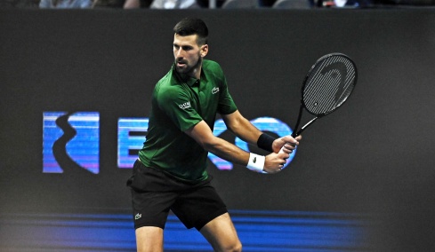 Μιλουτίνοφ, Φαλ, Κώστας Αντετοκούνμπο, Τσιτσιπάς και Καραλής στην πρεμιέρα του Τζόκοβιτς στην Αθήνα - Βίντεο, φωτογραφίες 