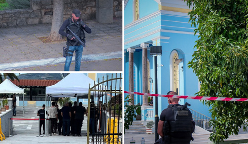 Θρήνος στην κηδεία της Ευαγγελίας Φραγκιαδάκη στα Χανιά - Αυξημένα μέτρα με ανιχνευτή μετάλλων και έρευνες για εκρηκτικά