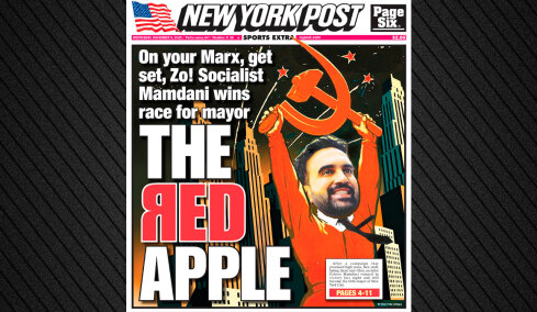 Ο Μαμντάνι νέος δήμαρχος της Νέας Υόρκης: «Η ελπίδα νίκησε την τυραννία» είπε μετά τη νίκη του - Με... σφυροδρέπανο στο εξώφυλλο της New York Post