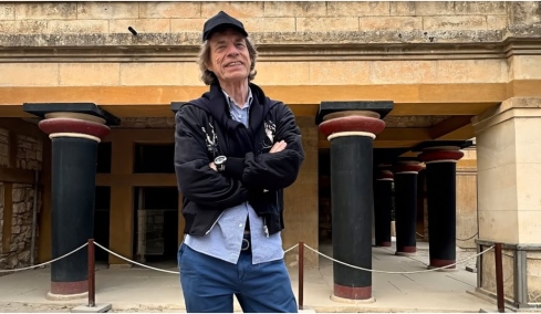 Ο Μικ Τζάγκερ ανέβασε φωτογραφίες από την Κνωσό με λεζάντα: «Κάπου στη Μεσόγειο»