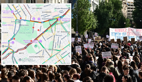 Άνοιξαν οι δρόμοι στην Αθήνα  μετά τις δύο συγκεντρώσεις στο Κέντρο