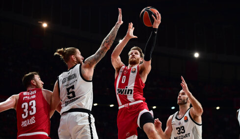 Ολυμπιακός - Παρτίζαν 74-71 (Δ' περίοδος): Θρίλερ στο ΣΕΦ - Live 