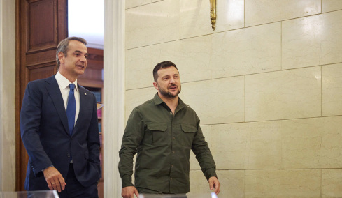 Στην Αθήνα ο Ζελένσκι την Κυριακή: Η ενέργεια στο επίκεντρο της συνάντησης με Μητσοτάκη