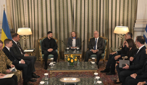 Στον Μητσοτάκη ο Ζελένσκι - Αναμένεται η υπογραφή της ενεργειακής συμφωνίας 