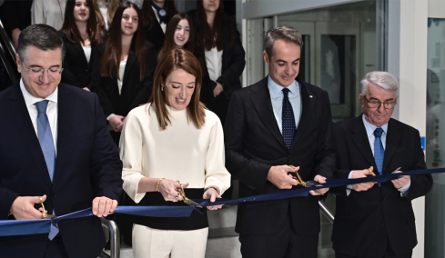 Μητσοτάκης στα εγκαίνια του  Europa Experience: Είμαστε ισχυρότεροι όταν είμαστε ενωμένοι - Μέτσολα: Είμαι υπερήφανη για την Ελλάδα