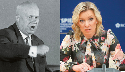 Ρωσία εναντίον Ελλάδας: Μια σχέση με απειλές από τη δεκαετία του '50 μέχρι σήμερα - Από τα πυρηνικά  του Χρουστσόφ στα drones της Ζαχάροβα
