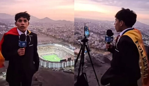 15χρονος από το Περού έκανε live τον τελικό του Κόπα Λιμπερταδόρες από έναν λόφο!
