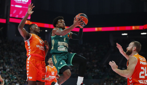 Παναθηναϊκός - Βαλένθια 44-38 (Ημίχρονο): Βάζουν δύσκολα στον ΠΑΟ οι Ισπανοί, Live 