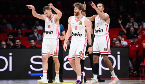 Ολυμπιακός - ΑΕΚ  100-93: Μόνος πρώτος με νέα κατοστάρα, βίντεο 