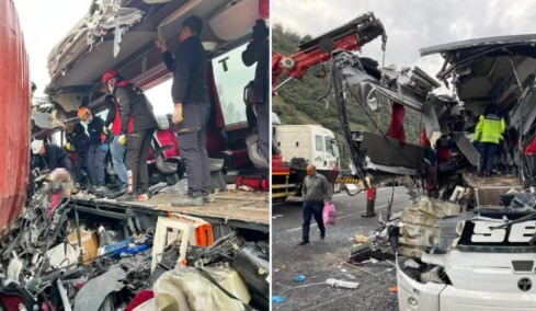 Επτά νεκροί και 11 τραυματίες σε σύγκρουση λεωφορείου με φορτηγό στη Νότια Τουρκία