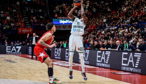 Αρμάνι - Παναθηναϊκός 90-73: Κυνηγούν το θαύμα οι πράσινοι στο Μιλάνο, Live (Δ' περίοδος)