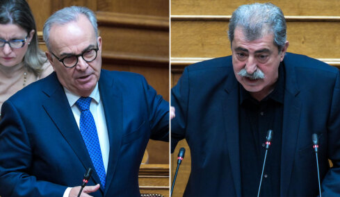«Εσείς χειροκροτούσατε τον Βαρουφάκη, εμείς τον Πιερρακάκη»: Η απάντηση του Παπαθανάση στη νέα επίθεση Πολάκη στη Βουλή, δείτε βίντεο