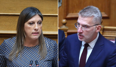 Η Ζωή επιτέθηκε και στη σύζυγο Σκέρτσου - Είστε θύτης των γυναικών, απάντησε ο υπουργός, δείτε το βίντεο