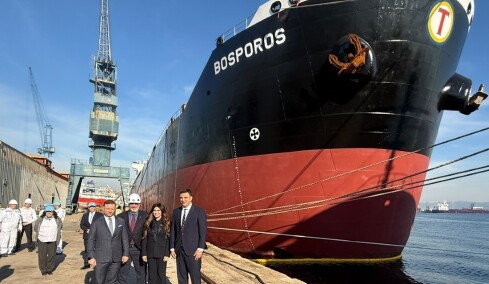 Η Γκιλφόιλ επισκέφθηκε τα ναυπηγεία Ελευσίνας της ONEX και το «BOSPOROS» της Tsakos Energy Navigation
