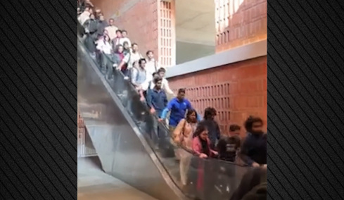 Viral βίντεο σε πανεπιστήμιο του Μπαγκλαντές δείχνει κυλιόμενη σκάλα να... τρέχει με ιλιγγιώδη ταχύτητα