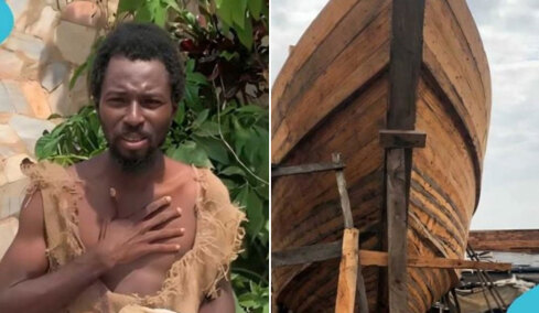 Ο «Σύγχρονος Νώε»: Γκανέζος προφήτης χτίζει κιβωτούς για να σώσει την ανθρωπότητα από πλημμύρα που ξεκινά τα Χριστούγεννα (vid)