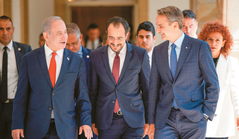 Άμυνα και ενέργεια στην τριμερή συνάντηση Ελλάδας - Κύπρου - Ισραήλ αύριο στην Ιερουσαλήμ, προκαλούν «νεύρα» στην Άγκυρα