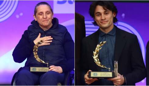 Η Δήμητρα Κοροκίδα και ο Νάσος Γκαβέλας κορυφαίοι αθλητές με αναπηρία για το 2025, βίντεο 