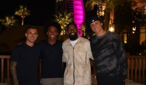 Λαμπερά Χριστούγεννα στο Ντουμπάι για Ροντινέι, Νταβίντ Λουίζ, Στρεφέτσα και Γουίλιαν, δείτε φωτογραφίες 