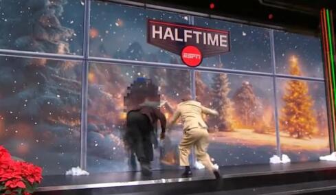 Δείτε βίντεo με τον Σακίλ Ο'Νιλ να διαλύει το video wall στο στούντιο εκπομπής