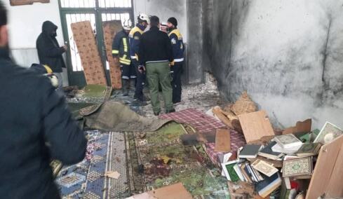 Έκρηξη σε τζαμί στη Συρία: Τρεις νεκροί και πέντε τραυματίες ο πρώτος απολογισμός