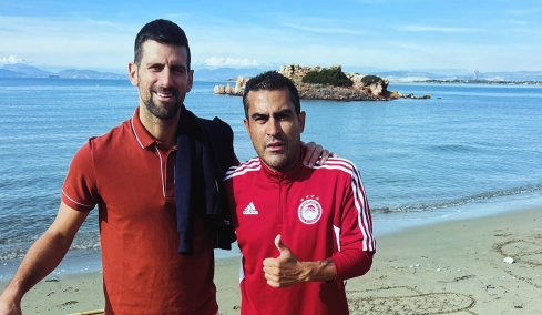 Από τη λάμψη του Champions League με τον Ολυμπιακό στις… παραλίες με τον Τζόκοβιτς: Η νέα καριέρα του αγαπημένου της «ερυθρόλευκης» εξέδρας
