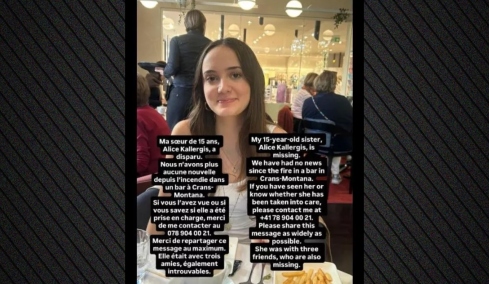 15χρονη Ελληνίδα αγνοείται μετά την τραγωδία στο κλαμπ στο Κραν Μοντανά