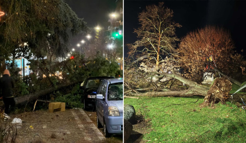 Μεγάλες ζημιές στην Αλεξανδρούπολη: Άνεμοι με ριπές 140 χιλιομέτρων χτύπησαν την πόλη, δείτε βίντεο