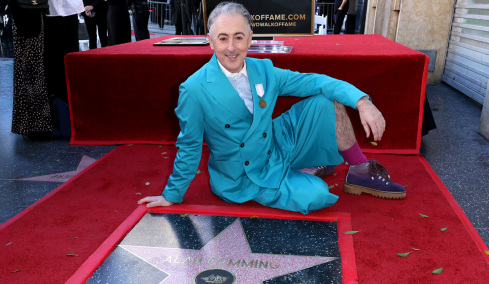 Ο Άλαν Κάμινγκ απέκτησε αστέρι στη Λεωφόρο της Δόξας στο Χόλιγουντ
