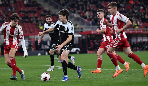 Ολυμπιακός - ΠΑΟΚ 0-2 (Β' ημίχρονο): Προβάδισμα πρόκρισης για τον Δικέφαλο, Live ο προημιτελικός, δείτε τα γκολ 