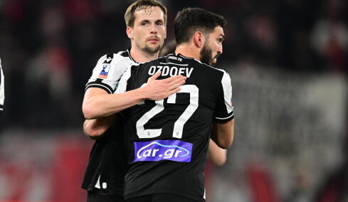 Γκολ βγαλμένο από το PlayStation του ΠΑΟΚ στο Καραϊσκάκη: Οι 14 πάσες και το τελείωμα του Οζντόεφ, βίντεο 
