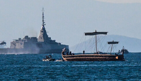 Το Πολεμικό Ναυτικό υποδέχθηκε τη φρεγάτα «Κίμων» - Μητσοτάκης: Χρέος μου να παραδώσω μία πατρίδα ασφαλέστερη απ’ ό,τι την παρέλαβα